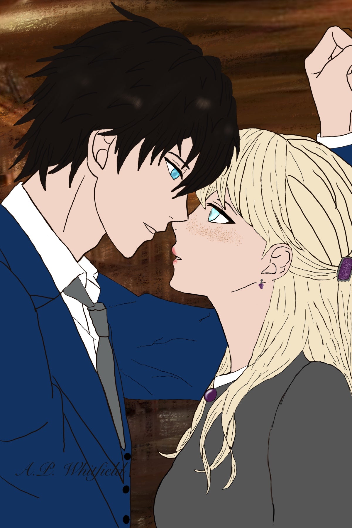 Merlin & Clara Library Moments Art Print